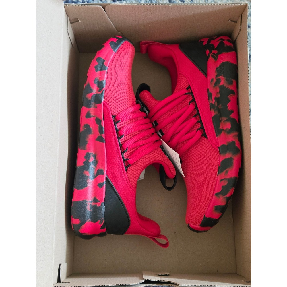 Adidas Lite Racer Adapt 7.0 K Kids Running Shoes Red Black KI9257 Size 5 - Picture 9 of 9